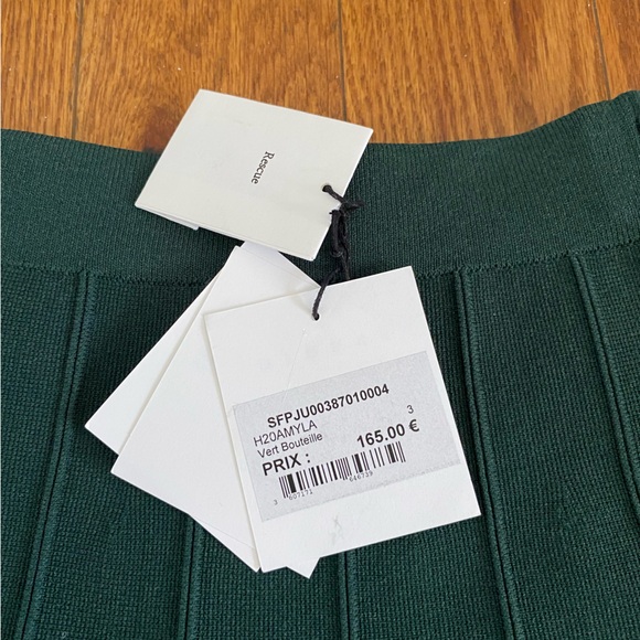 SANDRO PARIS Green Skirt with Pearls - Picture 8 of 10